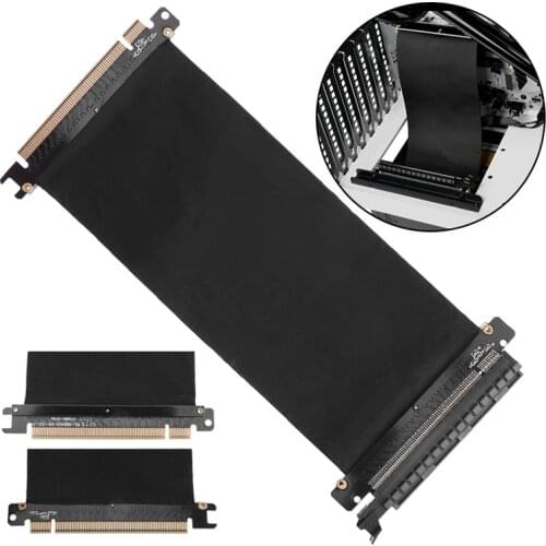 30cm PCI Express PC Graphics Card High Speed PCI-E 16x Flexible Cable Riser Card Extension Adapter Graphics Video Card Extender