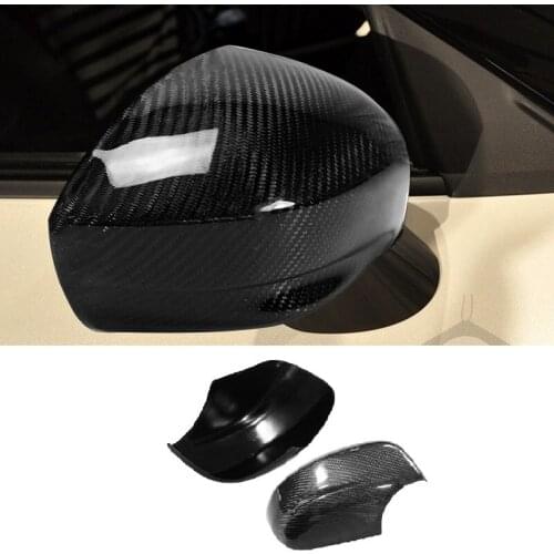 Carbon Fiber Rear View Mirror Cover Caps Modified Car Accessories Fit For Nissan GTR R35 2008-2016 Add On Style
