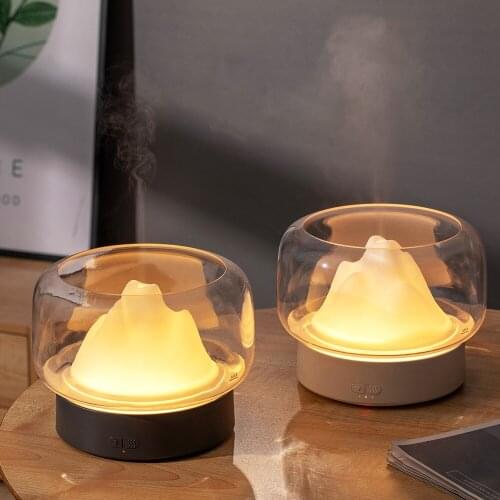 400MlUltrasonic Air Humidifier Aroma Diffuser Essential Oil Aromatherapy Difusor With Warm And Color Led Lamp Humidificador