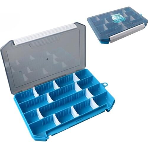 Fishing Tackle Box Storage Trays with Removable Dividers carp Fishing Box Lures Hooks Accessories Storage Organizer Box pesca
