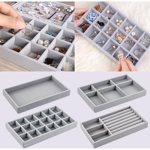 Jewelry Storage Boxes Drawer Tray Display Showcase Bracelet Necklace Ring Storage Boxes For Storage Jewelry Organizer