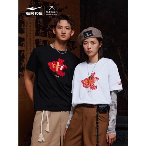 Henan Museum Joint Name National Fashion Men and Women Commemorative T Couple Short Sleeve Top blouse for men longsleeve