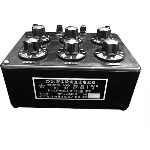 ZX21 Precision Variable Decade Resistor Resistance Box 0.1R