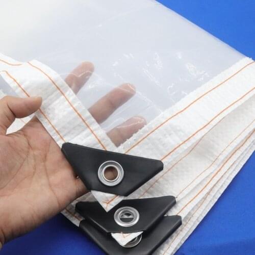 Customize Plastic PE Rainproof Film Tarp Garden Bonsai Succulents Plants Shelter Keep Warm Transparent Film Tarpaulin Cover