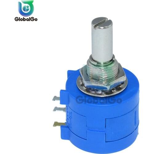 1PCS 3590S Series Potentiometer 10K ohm 3590S-2-103L 3590S 103 Precision Multi-turn Wirewound Potentiometer Adjustable Resistor