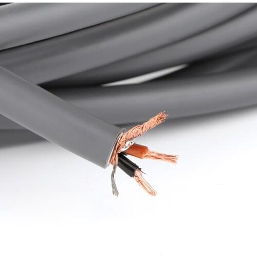 20corex0.11mm+2corex0.7mm OCC Hifi RCA XLR Bulk Cable For Diy High Pure Copper Audio Interconnect Bulk Cable X418