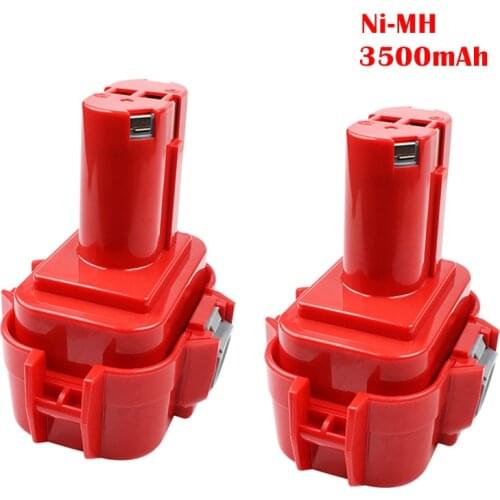 3500mAh 9.6V PA09 Ni-MH Rechargeable Battery Pack Power Tool Battery Cordless Drill for Makita 9120 9122 PA09 6207D Bateria L50