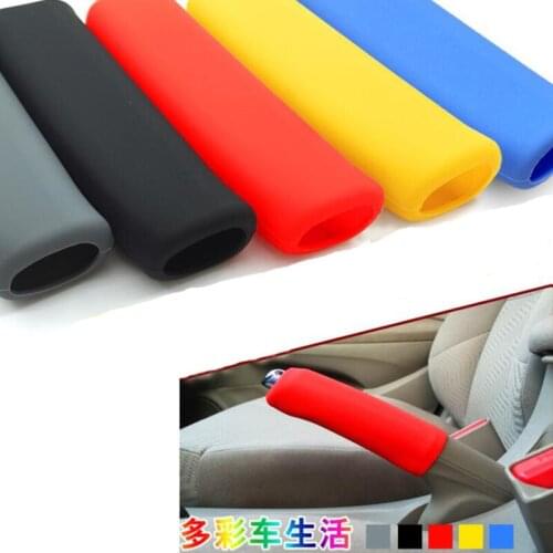 Car Handbrake Covers Universal Silicone Car Handbrake Cover Non-slip Silicone Gear Cover Car Decoration Auto Products TZ012