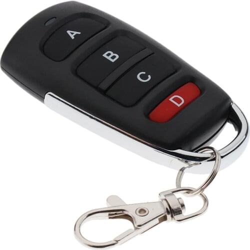 Wireless Remote Control DC 12V 4 Button Garage Car Door Remote Control