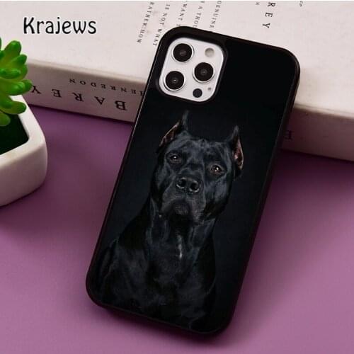 Italian Cane Corso Mastiff Dogs phone Case For iPhone 5 SE 2020 6S 7 8 Plus 12 mini 11 Pro X XR XS Max Samsung S8 S9 S10 Cover