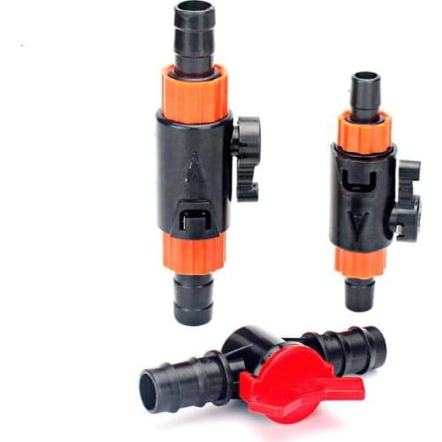 Filter Barrel Flow Adjustment Switch Aquarium Fish Tank Water Flow Control Valve Filter Tube Water Pipe Straight Through Valve
