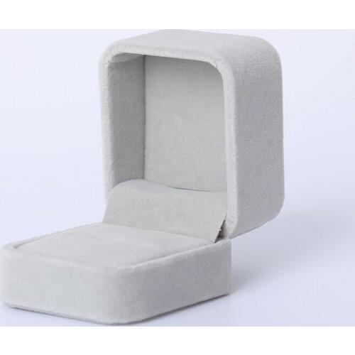 Earrings Ring Jewelry Gift Box Seeking Wedding Box Flannel Packing 6.2cm*5.2cm*4.6cm