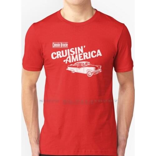 Cousin Brucie - Crusin' America T Shirt 100% Pure Cotton Cousin Brucie Cruisin America Casey Kasem Wnew Cbsfm Oldies 1950s 1960s