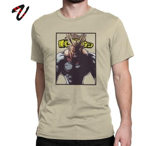 My Hero Academia Anime Tshirt All Mighty T-Shirts Men Short Sleeve Funny Tees O Neck Cotton Tops Best Gift Idea T Shirt Japan