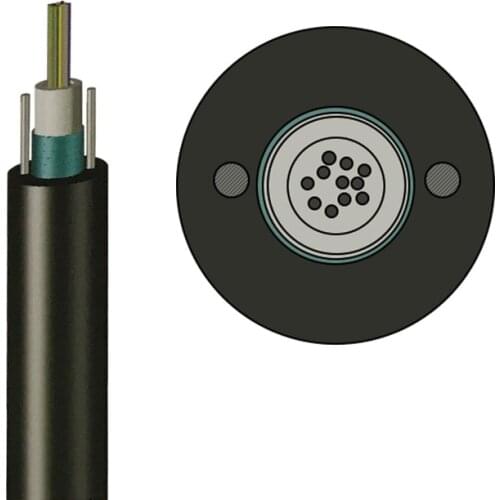 GYXTW central Tube Aerial duct direct burial fiber optic cable types