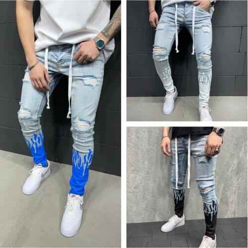 HORMETCI Ripped Jeans For Men