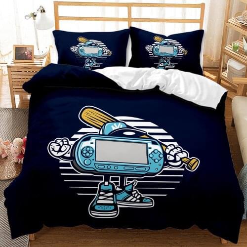 Game Robert Cartoon Kids 3D Print Comforter Bedding Sets Queen Twin Single Size Duvet Cover Set Pillowcase Home Textile Luxury