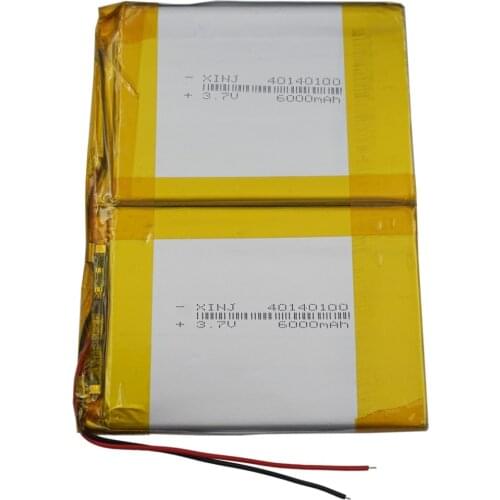 XINJ 3.7V-7.4V 3000mAh-6000mAh Li Lithium Polymer Rechargeable Battery Li ion li po cell For GPS Portable DVD Tablet PC 40140100