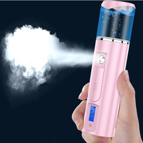 Nano spray moisturizing instrument facial humidification steaming face beauty cold spray machine household small portable artifa