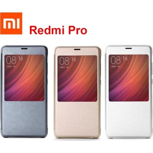Original Xiaomi Redmi PRO case mi redmi pro MTK Helio X20 X25 Dual Back Camera Version flip cover Redmi Pro Prime case 5.5 inch