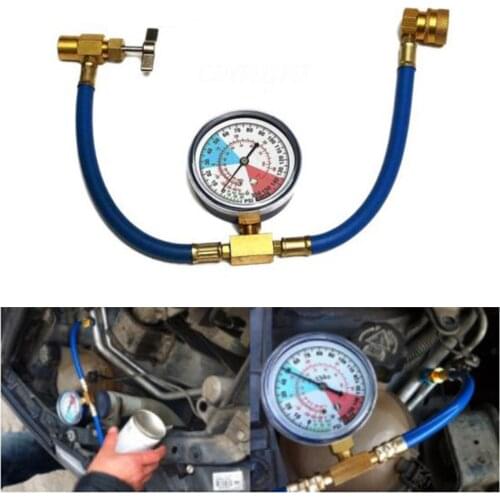R134A Automotive Air Conditioning Refrigerant Hose Detection Supplement Tube With Gauge Europe America 1/2ACME Bottle Opener New
