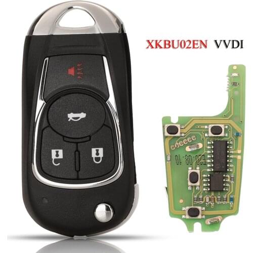 Kutery XKBU02EN VVDI Remote Smart Car Key For Buick For GM 4Buttons Xhorse Universal Remote Control