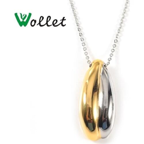 Wollet Jewelry Stainless Steel Magnetic Pendant for Women Men Magnet for Gold Color Charm