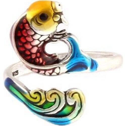 1PC Crochet Loop Peacock Design Adjustable Sewing Ring Wear Needle Thimble Sewing Accessories Knitting Supplies for Household