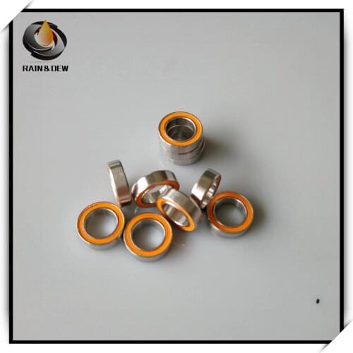 2Pcs SMR117 2RS CB ABEC7 7x11x3 SMR117 ABEC7 Stainless steel hybrid ceramic ball bearing MR117 Fishing vessel bearing