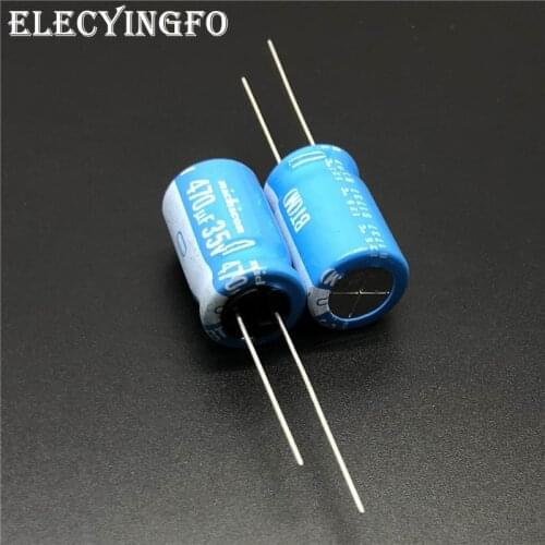 5pcs/20pcs 470uF 35V NICHICON BT Series 12.5x20mm Highly dependable reliability 35V470uF Aluminum Electrolytic capacitor