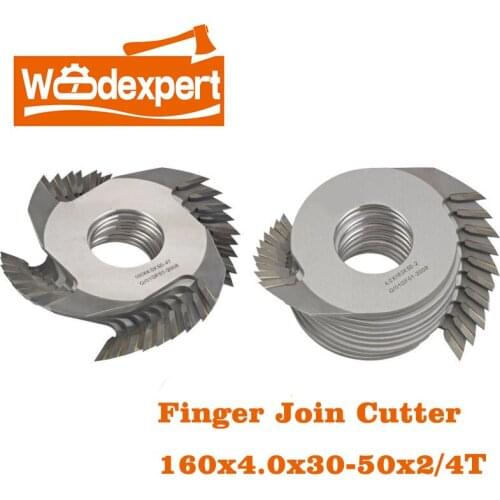 Finger Joint Shaper Cutter Carbide TCT for Wood Splicing/Finger Shaper/Tenon Machine 160mmx4.0mm Cutting Deepth 12mm,5PCS
