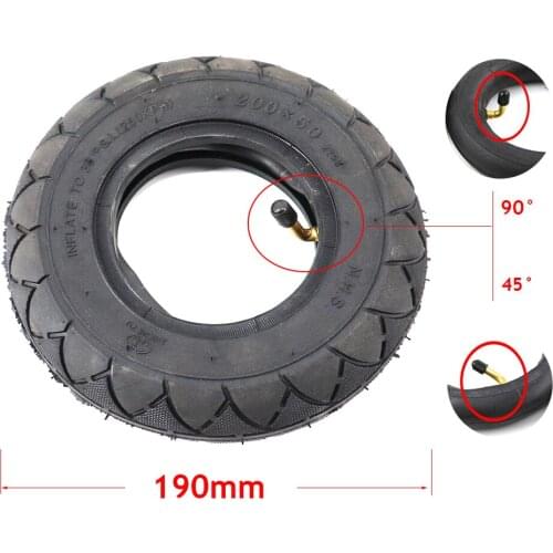 8-inch folding electric scooter tire inner tubes 200X50 Tire Inner Tube for Razor Scooter E-Scooter