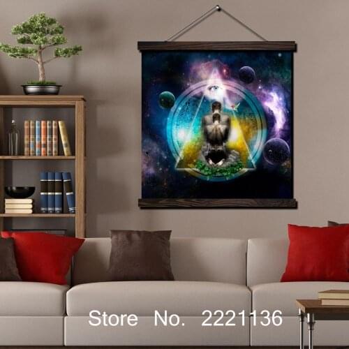 Abstract Figure Back Picture HD Print Scroll Paintings Wall Art Printed Hanging Framed Canvas Painting Modern Home Decoration