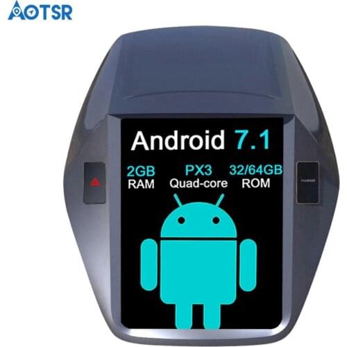 Android 7.1 Tesla style 10.4 inch Car No DVD Player GPS Navigation For Hyundai IX35 2009-2016 radio stereo Satnav multimedia