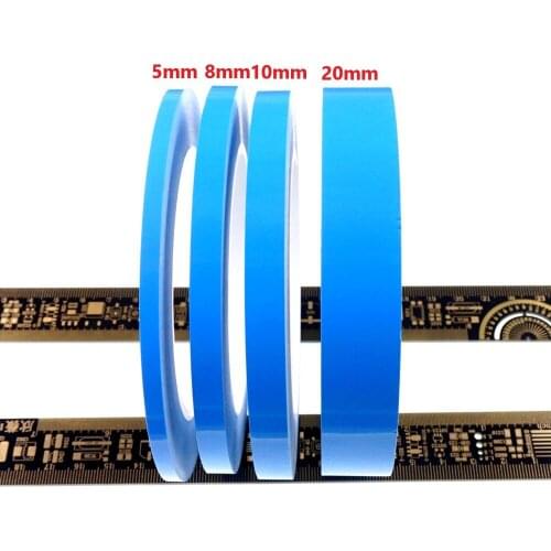 25meter/Roll 5mm 8mm 10mm 20mm Width Transfer Tape Double Side Thermal Conductive Adhesive Tape for Chip PCB LED Strip Heatsink
