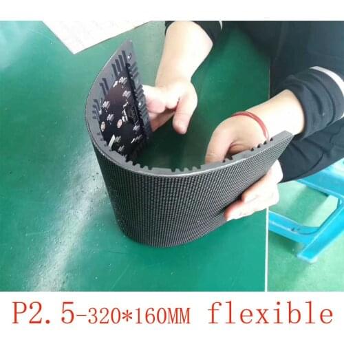 P2.5 Flexible indoor LED display full color LED module LED arc screen