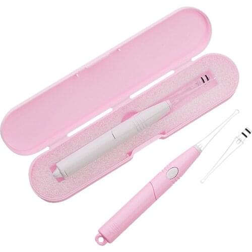 Baby Ear Wax Removal Tool Ear Cleaner LED Light Ear Cleaning Earpick Earwax Remover Luminous Ear Curette Light Spoon Health Care