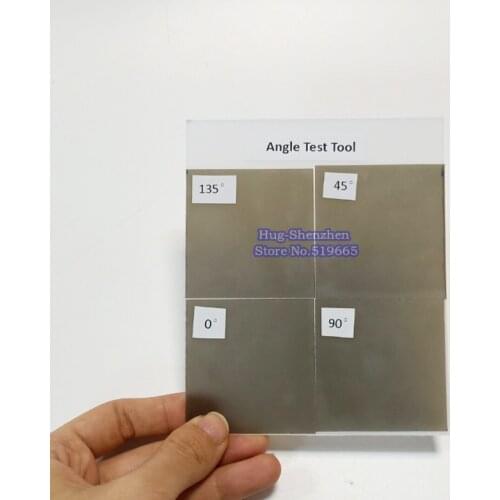 New 0/45/90/135 degree Polarizer Film Angle Testing Tools/for 15/15.6/17/27/37/32/42inch 32 inch LED/LCD Screens