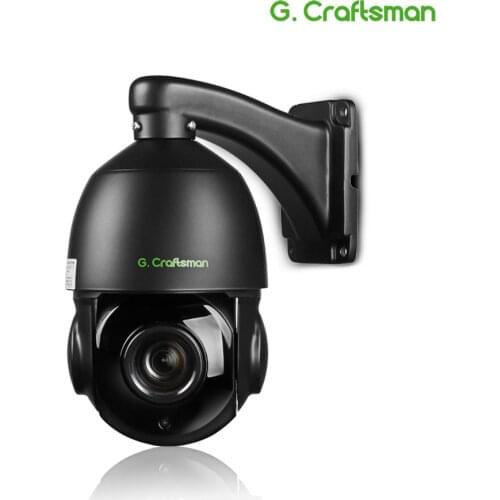 5.0MP POE 30X PTZ Dome IP Camera Black Outdoor SONY IMX335 Optical Zoom IR 60M CCTV Security Waterproof G.Craftsman