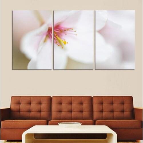 Hot 3 Panel Beautiful Unique Flower Large HD Picture Modern Home Wall Decor Canvas Print Painting For House Decorate