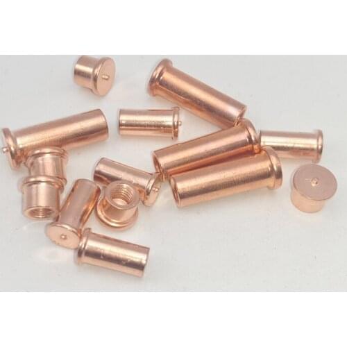 M3MM Steel spacer Copper weld soldering pin PCB LED SMT thread connector Copper Hex Nut threaded Stud Welding screw