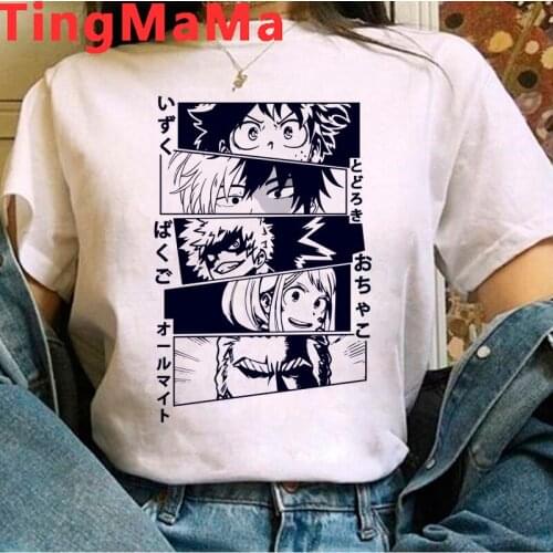 My Hero Academia Boku No Hero Academia Midoriya Izuku Deku tshirt men plus size ulzzang tumblr white t shirt t-shirt ulzzang