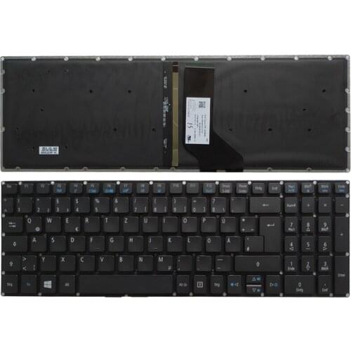 NEW German Keyboard for Acer Aspire R15 R5-571 R5-571T GR laptop keyboard backlight