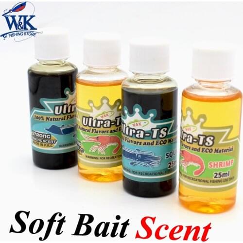 Flavors Fishing Lure at 25ml Shrimp Squid Flavor for Soft Lures Swimbaits Fish Scents DIY Fishing Tackle