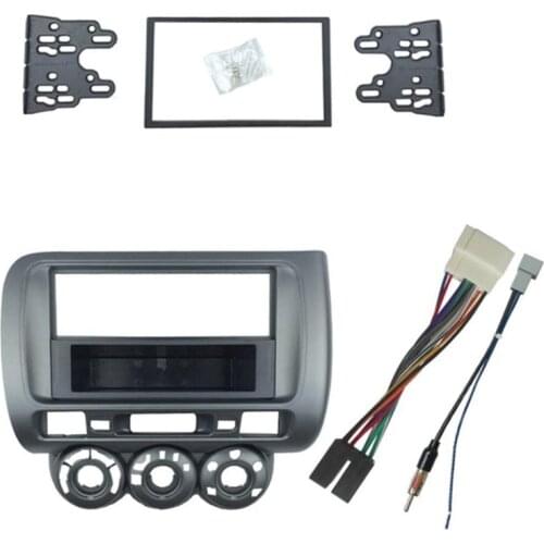 Radio Fascia for Honda Jazz City One Din Dvd Stereo Cd Panel Mount Installation Trim Kit Frame Bezel