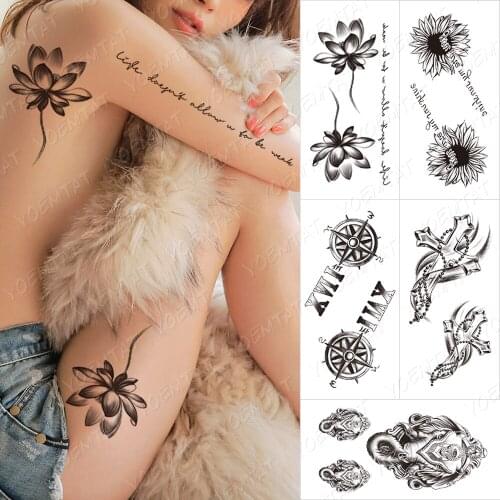 Sexy Waterproof Temporary Sleeve tatooo Stickers Red Rose Flower Jewelry Neck Chest tatoos Body Art Fake Transfer tatoo Women