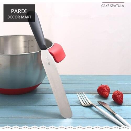 32.5*3.4cm Stainless steel black color cake spatula cream spatula 1pc/lot