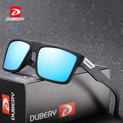 DUBERY Polarized pilot Sunglasses Mens Retro Male Colorful Sun Glasses For Men Fashion Brand Luxury Mirror Shades Cool Oculos