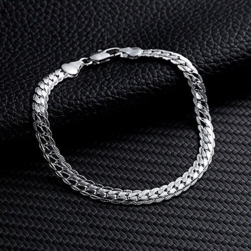 RINHOO Link Chain Bracelet Jewelry For Women Bracelet Fashion Wedding Bride Bracelets & Bangles Valentines Day Gift