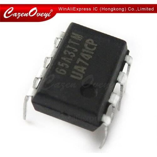 10pcs/lot UA741CN UA741CP UA741 LM741 NJM741D DIP-8 In Stock